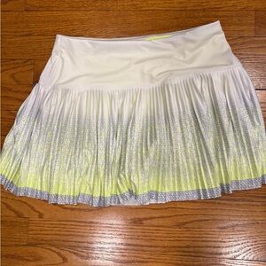 Lucky in Love x K-Swiss tennis skirt. Size M. White/grey/yellow